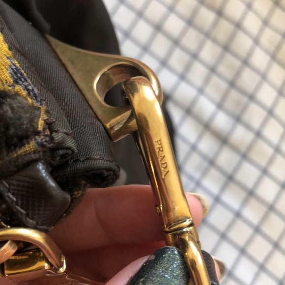 Prada Velluto leather and velvet jacquard purse - Picture 14 of 16